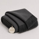 100% Cashmere Throw Blanket - 54"x60"