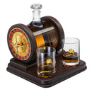 Casino Roulette Whiskey Decanter for Men, Husband, Him | 67.6 OZ