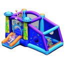 Castle Jumping Bouncer with Water Slide and 550W Blower by LJGDeals