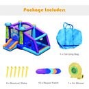 Castle Jumping Bouncer with Water Slide and 550W Blower by LJGDeals