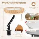 Cat Desk Bed with Removable Padded Cushion for Indoor Cats by LJGDeals