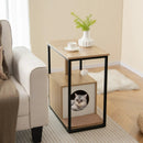 Cat Furniture End Table Cat House with Scratching Post by LJGDeals