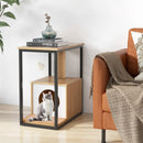 Cat Furniture End Table Cat House with Scratching Post by LJGDeals