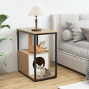 Cat Furniture End Table Cat House with Scratching Post by LJGDeals