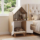 Cat Litter Box Enclosure with Shelf and Double Doors by LJGDeals