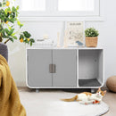 Cat Litter Box Enclosure Furniture with Removable Mat by LJGDeals