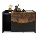Cat Litter Box Enclosure with Pull-out Drawer-Black by LJGDeals