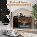 Cat Litter Box Enclosure with Pull-out Drawer-Black by LJGDeals