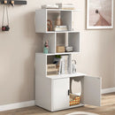 56 Inch Tall Cat Litter Box Enclosure with Storage by LJGDeals