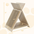 Cat Scratcher for Claw Sharpening and Furniture Protection-Natural