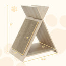 Cat Scratcher for Claw Sharpening and Furniture Protection-Natural by LJGDeals