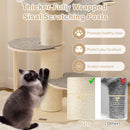 47 Inches Cat Tree for Indoor Cats with Thickened Sisal Scratching Posts-Gray by LJGDeals