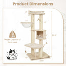 Multi-Level Cat Tree with Perch, Condo & Scratching Posts