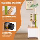 Hidden Cat Washroom with Cat Tower for Indoor Cats-White by LJGDeals