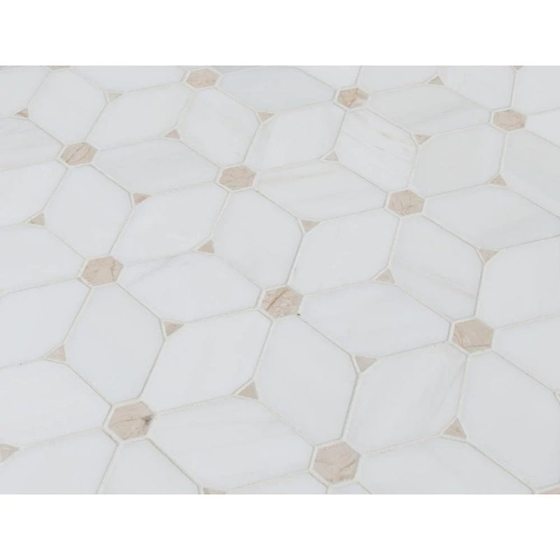 MSI Cecily Polished Marble Mosaic Tile 10.83"x12.6"