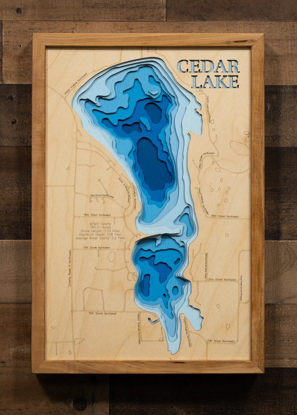 Cedar Lake in Wright County, Minnesota