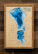 Cedar Lake in Wright County, Minnesota by Horn Dog Maps