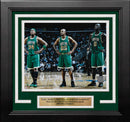 Paul Pierce, Ray Allen, & Kevin Garnett in Action Boston Celtics 8" x 10" Framed Basketball Photo by Dynasty Sports & Framing