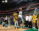Jaylen Brown Game-Tying 3-Pointer Boston Celtics 8" x 10" 2024 Conference Finals Photo by Dynasty Sports & Framing