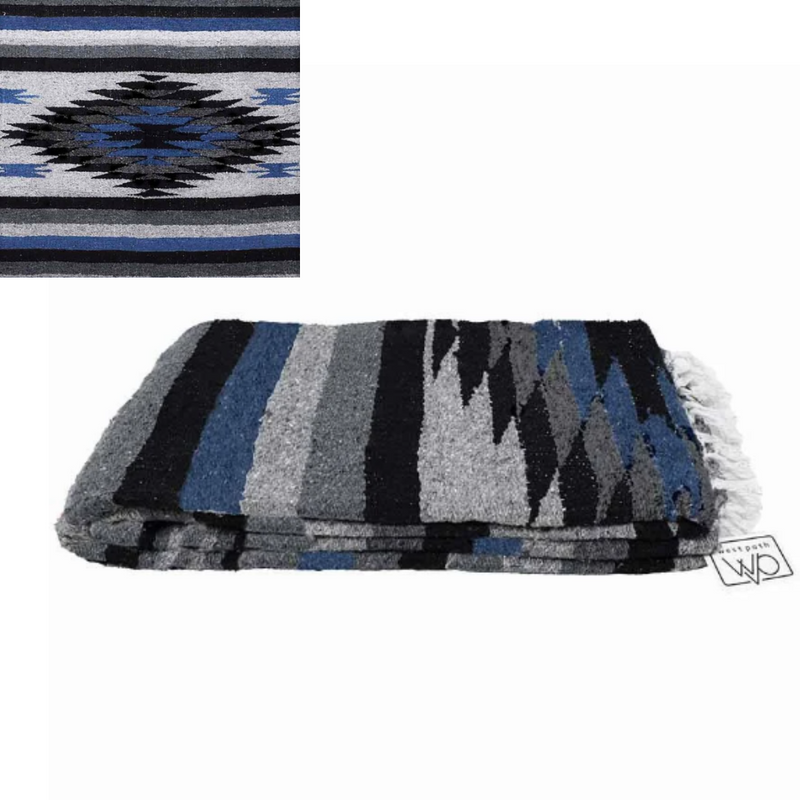 Midnight Mexican Diamond Yoga Blanket