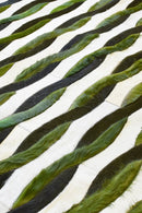 CHAINS - Custom Cowhide Rug for Designers