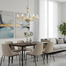 Champagne Ares Murano Glass Chandelier