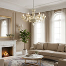 Champagne Ares Murano Glass Chandelier