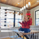 5 Light Linear Modern Chandelier