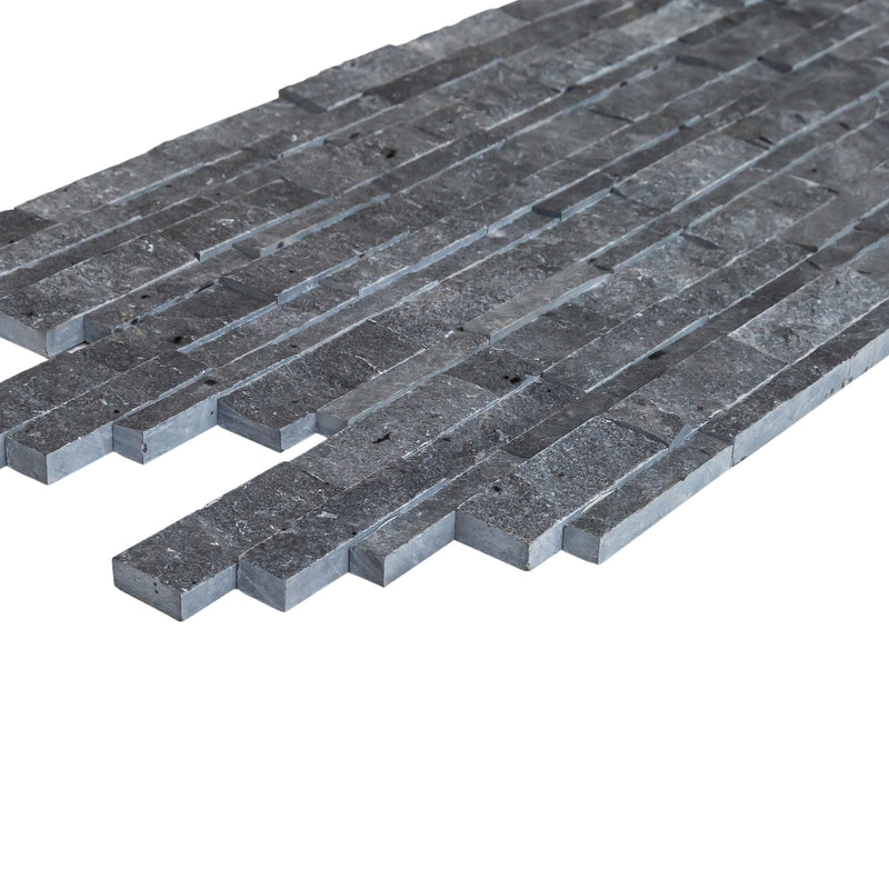 Charcoal Cambria Ledger 3D Panel 6.8"x20.8" Split-face Natural Marble Wall Tile
