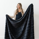 PATTERNED FAUX FUR XL THROW BLANKETS by Saranoni