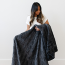 PATTERNED FAUX FUR XL THROW BLANKETS by Saranoni