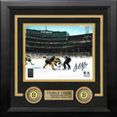 Charlie Coyle 2023 Winter Classic Boston Bruins Autographed 8" x 10" Framed Hockey Photo by Dynasty Sports & Framing