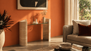 Rady Travertine Console Table