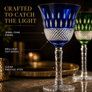 Crystal Italian Multicolor Design Glasses -Set of 4
