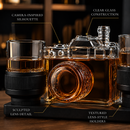 Camera Shaped Wine & Whiskey Decanter - 27.4OZ