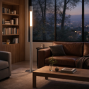 Minimalist Aluminum Telescopic Floor Lamp 53‘’H by EP Designlab LLC