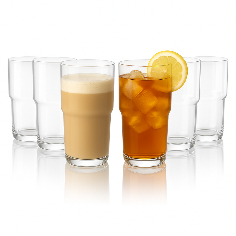 Stackable Iced Coffee Glasses - (15oz/21oz)