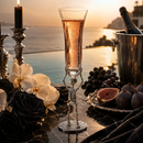 Skeleton Champagne Flute Glass | Single | 7.5oz by The Wine Savant