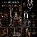 Skeleton Champagne Flute Glass | Single | 7.5oz by The Wine Savant