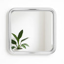 Chrome Bold Square Mirror