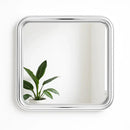 Chrome Bold Square Mirror by Interior Moderna
