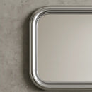 Chrome Bold Square Mirror