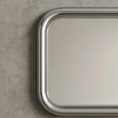 Chrome Bold Square Mirror by Interior Moderna