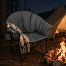 Folding Camping Moon Padded Chair with Carrying Bag by LJGDeals