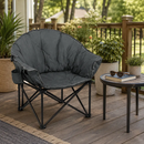 Folding Camping Moon Padded Chair with Carrying Bag by LJGDeals