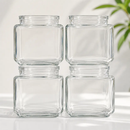 800ml Glass Container 1-Quart Jars with Glass Lids by Moss Artistry