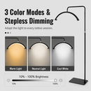 Tattoo Estheticians Pmu Eyelash LED Floor Light,  moon Lamp with phone holder