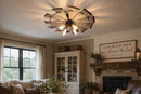 Farmhouse Windmill Ceiling Light | 30" Flush Mount by The Lamp Goods