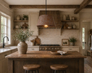 Ornate Copper Pendant Light | 12" | Farmhouse Kitchen & Dining by The Lamp Goods