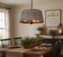 Ornate Copper Farmhouse Chandelier Lighting by The Lamp Goods